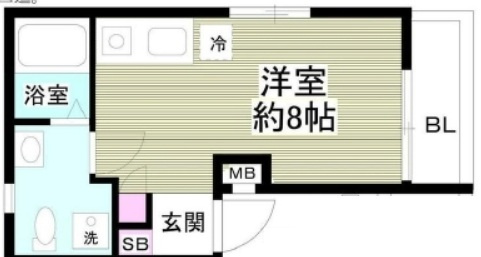 レティーナ銀座ＥＡＳＴの間取り|間取りです。