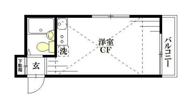 ＣＡＳＡ不二の間取り|間取りです。