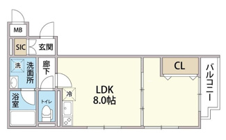 【間取り】 | Tre　Court　Kitasenju（トレコート北千住） | 間取りです。
