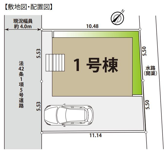 さいたま市見沼区新堤の区画図