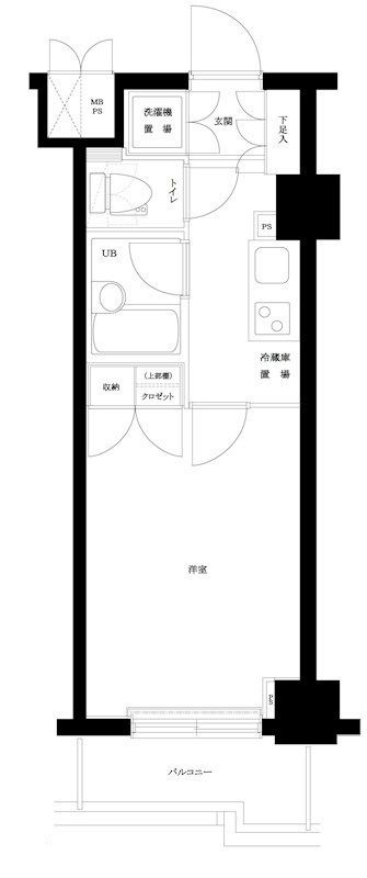 ルーブル日本橋の間取り|間取りです。