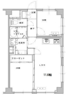 【間取り】 | エクロール蓮根 | 間取りです。