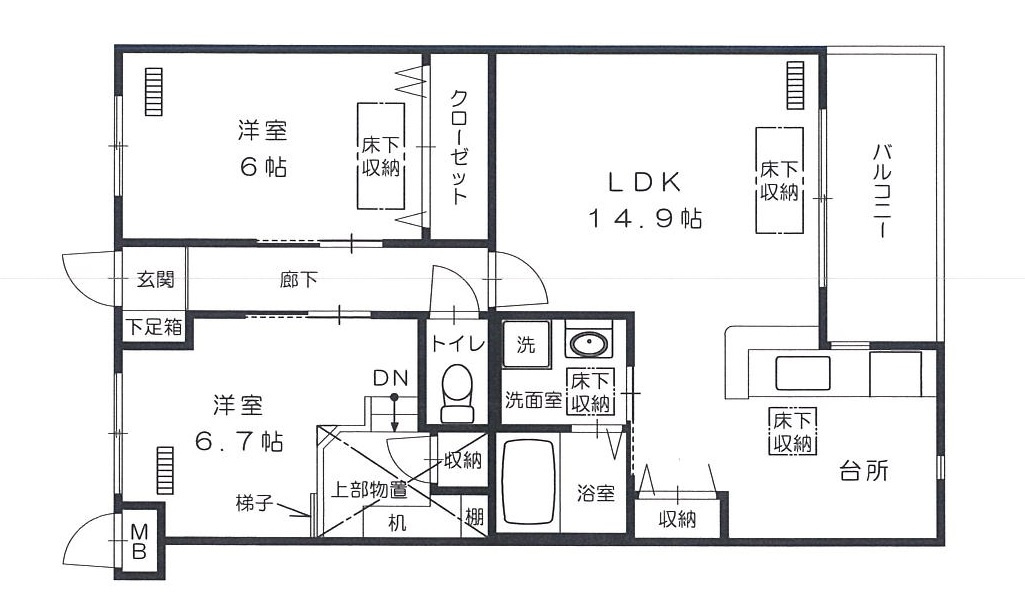 ルネス祇園の間取り|ルネス祇園 103