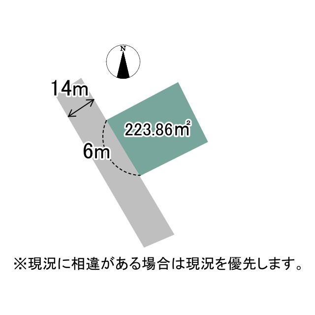 売土地　三島市芙蓉台３丁目の土地図|約67.7坪のゆとりある敷地で、理想の住まいづくりが叶います。
