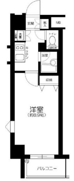 プレール・ドゥーク御徒町の間取り