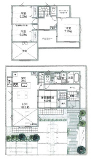 【間取り】 | 八千代市緑が丘西７丁目