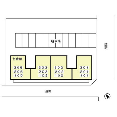 【区画図】 | ミルフィーユ壱番館