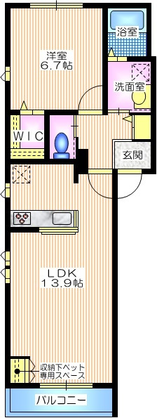 Ｍａｉｓｏｎ ｄｅ Ｃｏｓｍｏｓ　メゾンドコスモスの間取り|耐震耐火旭化成へーベルメゾン　ＬＤＫ１３．９帖