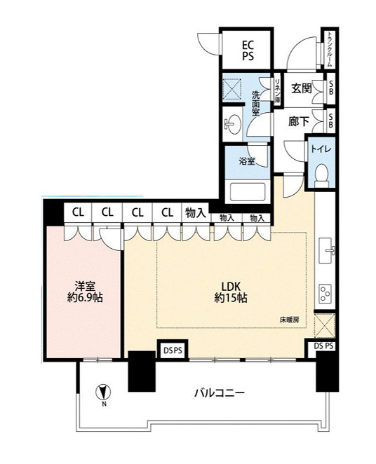 BAYZ TOWER ＆ GARDENの間取り