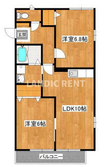 【間取り】 | レトア筥松