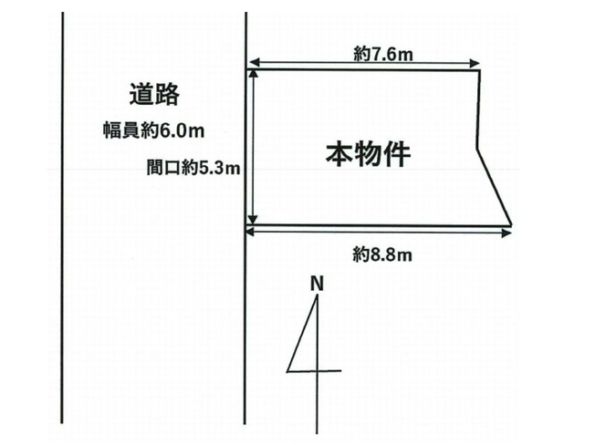 【土地図】 | 山科区西野山中鳥井町　売地