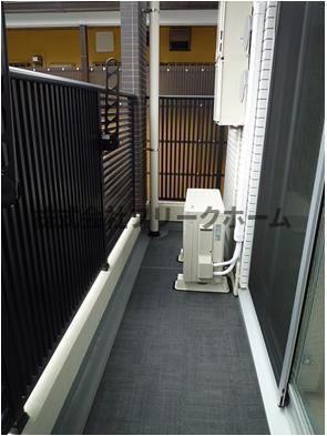三鷹市下連雀３丁目の賃貸マンションのバルコニー
