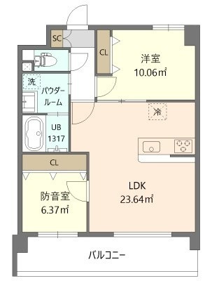 Ｌａ　ｃａｓａ　ｄｏｌｃｅの間取り