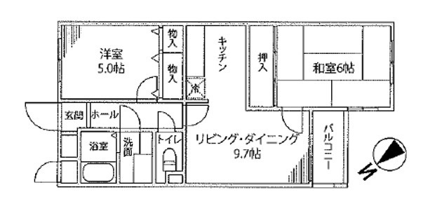 ロイヤルメゾン舞子坂の間取り