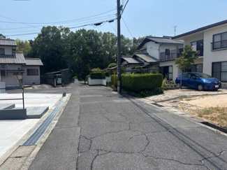 【前面道路含む現地写真】 | 廿日市市対厳山3（宮島口駅）全3区画　B棟【63坪】【P3台】 | ☆前面道路6ｍ