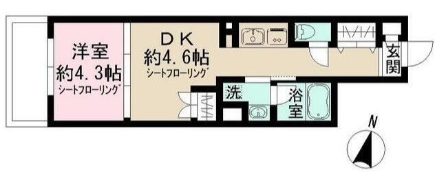 Ａｄｍｉｒａｌ　Ｈｉｍｏｎｙａの間取り