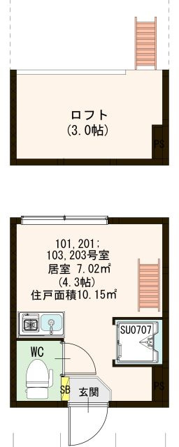 M´哲学堂公園 の間取り