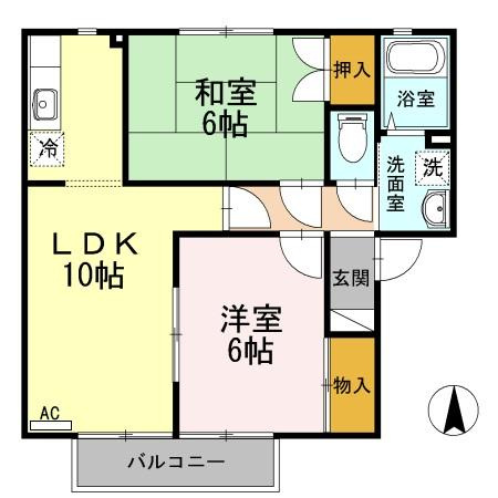 アムール F棟の間取り