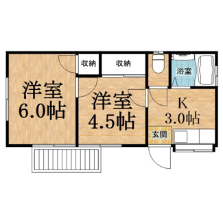 【間取り】 | 林貸家