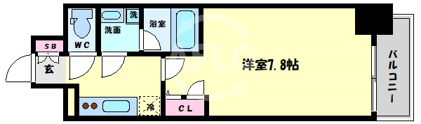 アーバネックス大阪城WESTの間取り|アーバネックス大阪城WEST　間取り