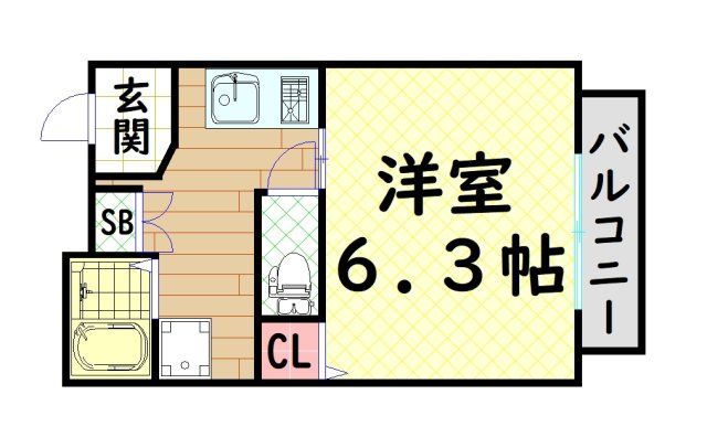 【間取り】 | レパンガAP難波南Ⅱ
