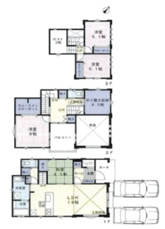 【間取り】 | 八千代市緑が丘西７丁目