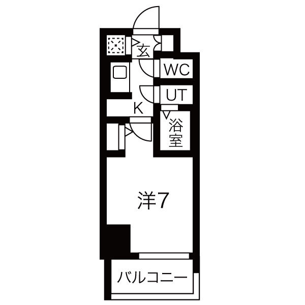 サムティ難波VIVOの間取り