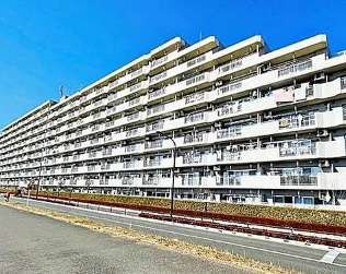 【外観】 | 府中多摩川通り住宅2号棟 | 新規内装リノベーション物件です