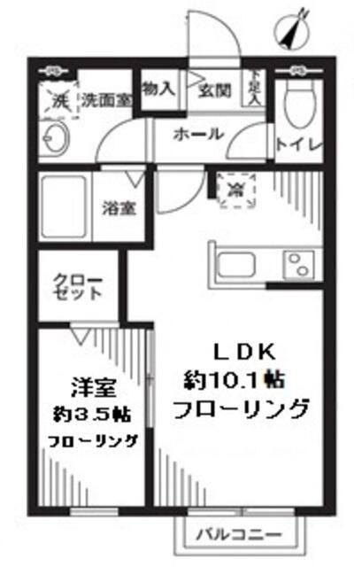 ＤＣヘリオスの間取り