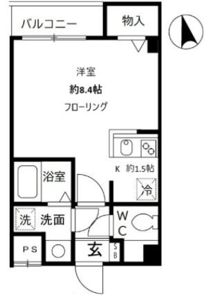 ラ・フォート東日暮里の間取り