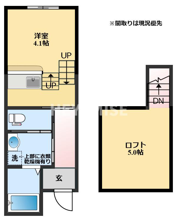 サンキエムの間取り|※同物件別間取りのお部屋です※