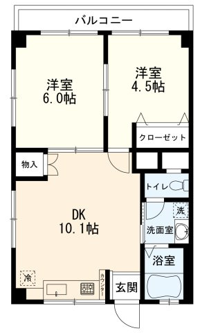 【間取り】 | 雪ヶ谷メゾンネージュ