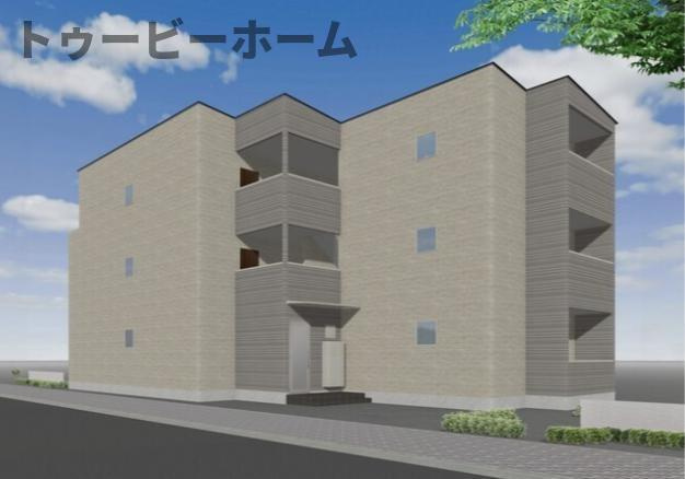 (仮称)ジーメゾン所沢岩岡町クルークの外観パース|こちら、外観パースです