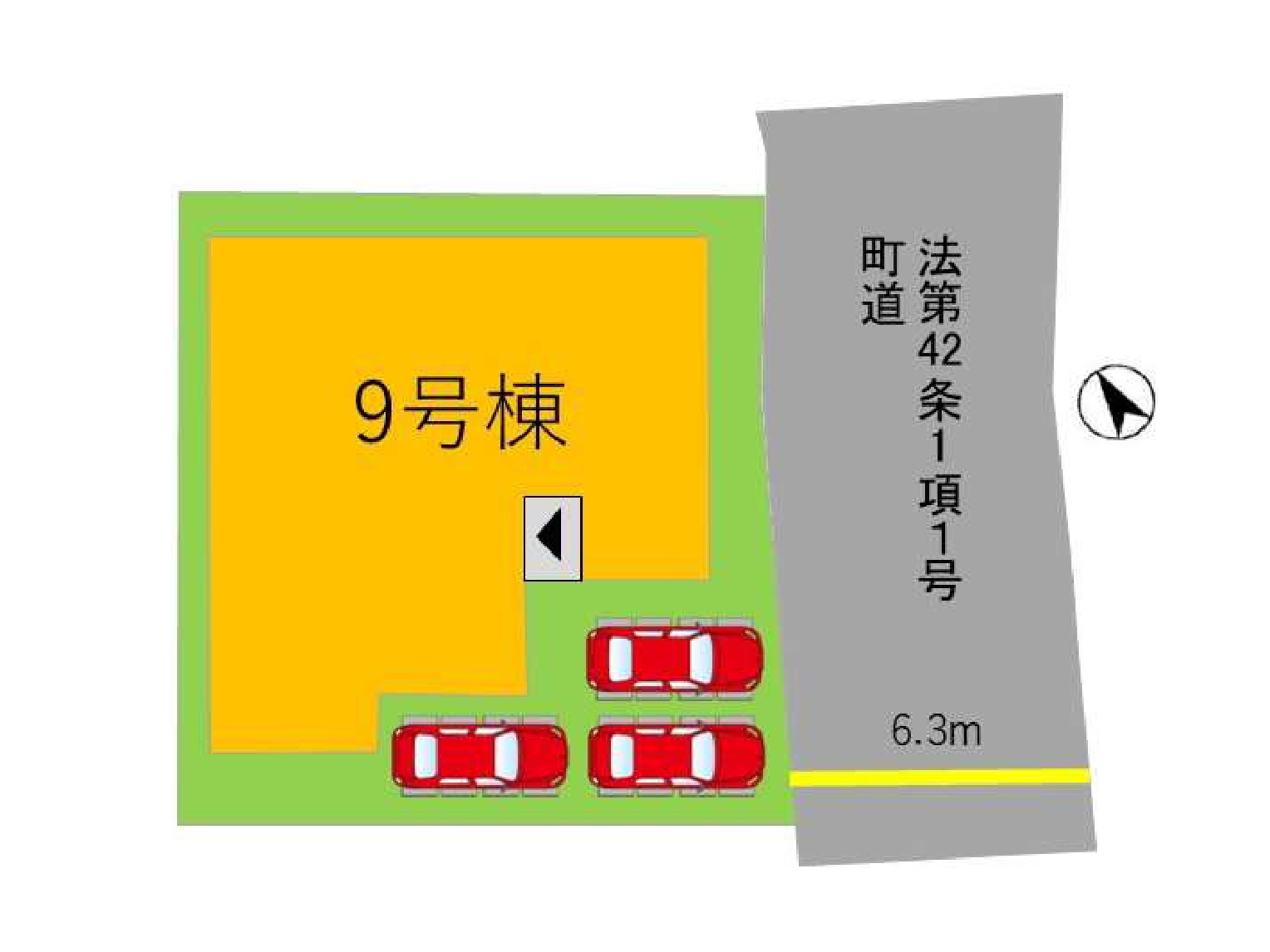 朝倉郡筑前町朝日第5-1棟（9号棟）の間取り