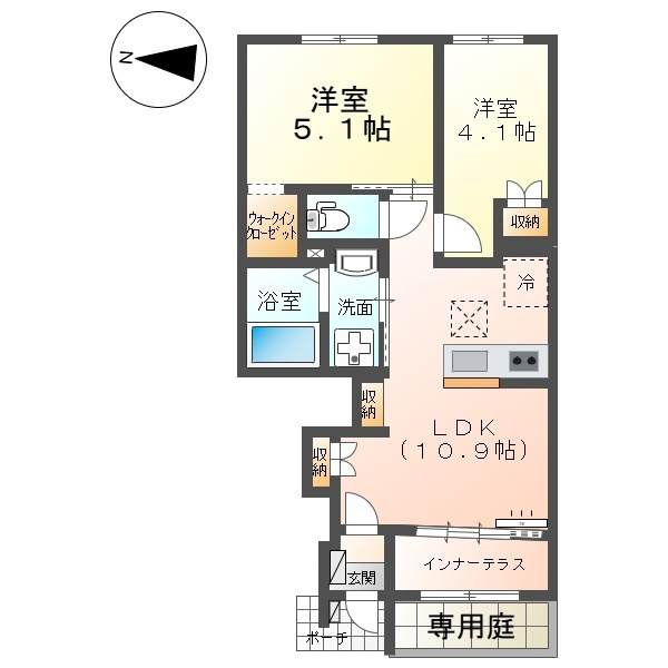 レサンス八街の間取り|間取り
