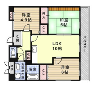 シャルム弓木の間取り