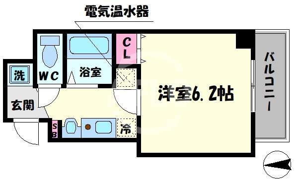 ACTY北堀江の間取り|ACTY北堀江　間取り