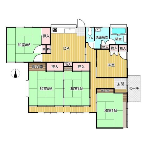 【中古戸建】日立市大みか町7丁目の間取り