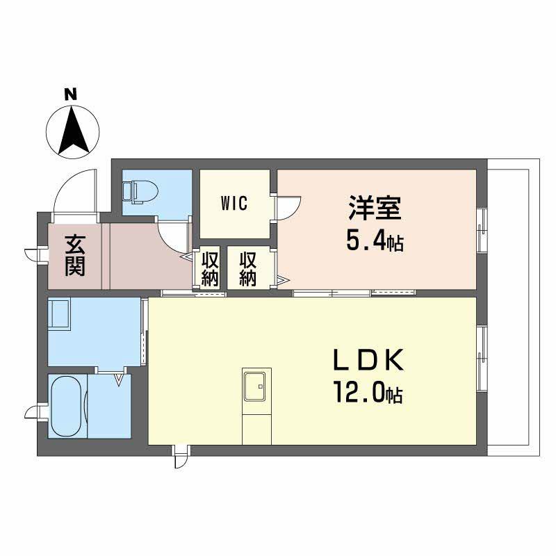 ベレオ古江見の間取り
