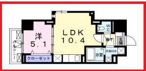 【間取り】 | ヴィラ　フェリシア　小台橋