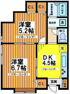 【間取り】 | 浜田山タウンハウス