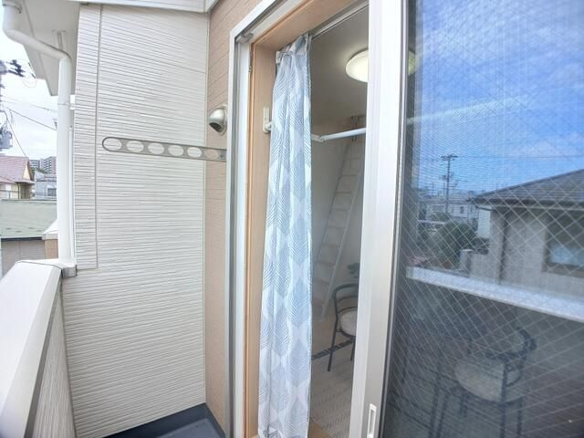アスコット文化町のバルコニー