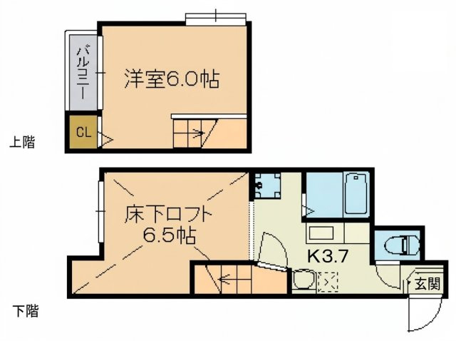 DCT大橋の間取り|※図面と現況が異なる場合は現況を優先します。
