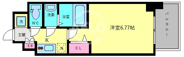 フォーリアライズ玉造フェリスの間取り|フォーリアライズ玉造フェリス　間取り
