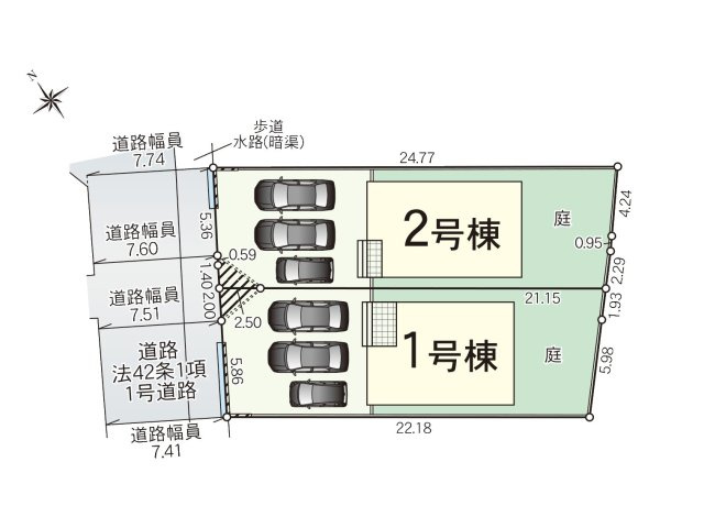 福岡市南区弥永1丁目第13-2棟（2号棟）の間取り