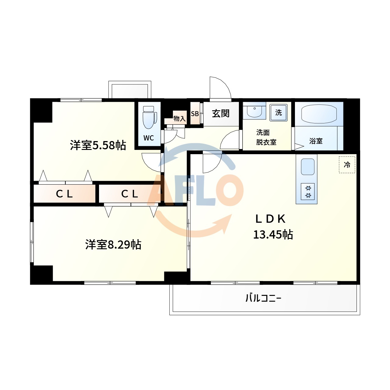 Buds8　丸山小学校区の間取り|Buds8　間取り