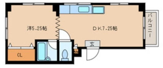 レヴェイユの間取り|間取りです。