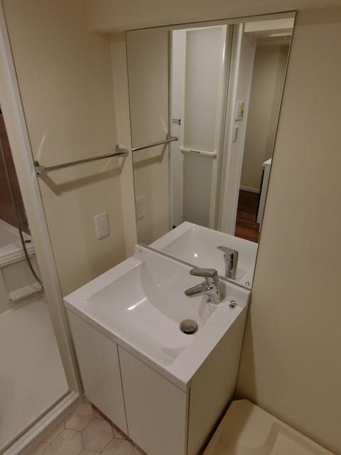 秀和目黒駅前マンションの洗面所