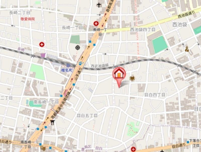 目白タウニーの地図