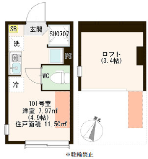 ル・ブラン井荻の間取り